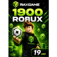 Nagazi 1900 Robux Roblox Dijital Kod Anında Teslimat Güvenli Robux Satın Al Tr Hesap Uyumlu