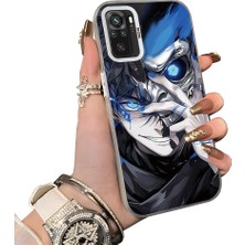 HONTINGA Xiaomi Redmi Note 10 4g ile Uyumlu Kılıf Silikon Kenar Sert Arka Kamera Koruyucu Basitlik Anti Düşme Kamera Korumalı Anime Desen Couple Telefon Kılıfı Kadın ve Erkek Için Uygundur K1-1529