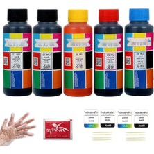 Esranın Dünyası Uyumlu Tanklı Yazıcı Mürekkep Seti - 5 x 100 gr
