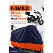 Motobros Motosiklet Brandası Kuba Chia Motor Brandası Motor Örtüsü Su Geçirmez Paraşüt Kumaş Uv Korumalı Premium