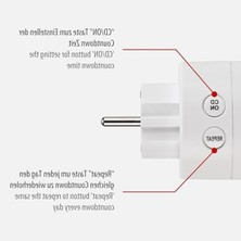 Esranın Dünyası Iç Mekan Kullanımı Için 12 Proglamlı LED Işıklı Zaman Ayarlı Priz