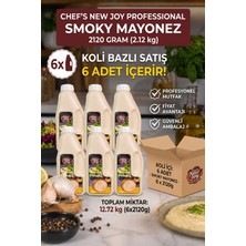 chef's new joy professional Smoky Mayonez 2120 G x 6 Adet - 1 Koli (Koli Bazlı Avantaj Paketi)