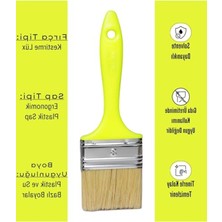 Esranın Dünyası Yüksek Kaliteli Boya Fırçası, No: 3 (7.5 Cm) - Ergonomik Tasarım ve Uzun Ömür