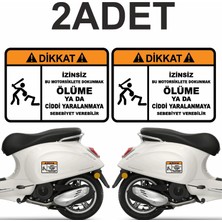 Motoruma Dokunma 2 Li Sticker Etiket 00379