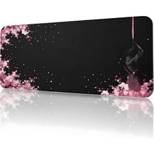 Larskas 8 Farklı Desenli Baskılı Model Black Deer Xxl Gaming Mouse Pad 90X40 cm – Dikişli Kenar, Kaymaz Taban, Dijital Tasarım, Hassas Takip, Ultra Geniş Oyuncu Mousepad (Sword 90X40 Cm)