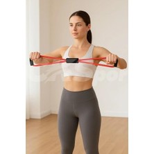 Larskas Slipt Pilates Egzersiz Bandı – Kondisyon Jimnastik Yo ve Dayanıklı Spor Lastiği Cks-3