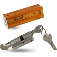 Larskas Kale Kilit 164GMC Standart Mandallı Barel Saten 68MM 26+10+32