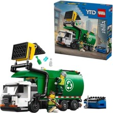 Esranın Dünyası Geri Dönüşüm Kamyonu Seti, 434 Parça ile Minifigürlü Eğlenceli Oyun