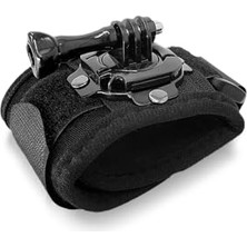 Larskas Sjcam Aksiyon Kamera Uyumlu 360° Döndürülebilir Bilek Bandı Aksiyon Kamerası Sabitleyici Bağlantı Aparatı