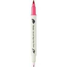 Larskas Brush Sing Pen Twin Çift Taraflı Fırça Uçlu Kalem Kırmızı