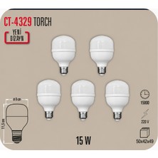 Cata CT-4329 Torch LED Ampül 5 Adet