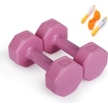 Empressco 2 Adet 2kg Pembe Dambıl ve Sayaçlı Atlama Ipi Seti, Sağlıklı Antrenman