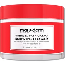 Maru.derm Maru. Ginseng Özü + Jojoba Yağı Besleyici Maske 100 ml