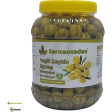 Sarıcaovadan Manzalina Yeşil Kırma Zeytin Net 1 kg