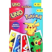 Elit Uno Pokemon Oyun Kartları Pikachu Temalı