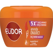 Elidor Superblend Saç Bakım Maskesi Anında Onarıcı C Vitamini Keratin Seramid 160 ml