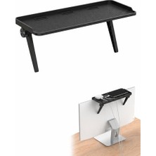 Larskas Orret Home Monitör Üstü Stand Organizer Düzenleyici Raf Tv Üstü Stand Ekran Üstü Raf Kurulumsuz Ayarlanabilir Monitör Rafı Masaüstü Düzenleyici Kaymaz Yüzey Tv Rafı