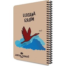 Esranın Dünyası A4 Spiralli Defter, 100 Yaprak, Asorti Kapak Tasarımı