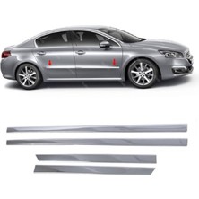 Esranın Dünyası Krom Yan Kapı Koruma Çıtası, Peugeot 508 Için 4 Parça Set