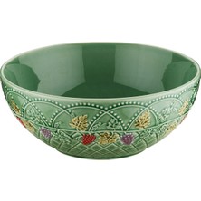 LuckyArt Vinea Seramik Yeşil Salata Kasesi 26 cm