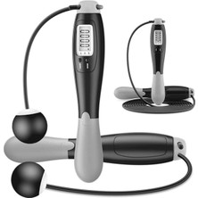 Empressco Çift LED Dijital 4 Modlu Çelik Ip Atlama Fitness Kondisyon Aracı