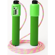Larskas Sayaçlı Atlama Ipi Uzunluk Ayarlanabilir Atlama Sekme Ipi Jump Rope Şeffaf Simli Ip K1567