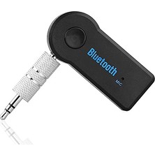 Larskas Araba Için Bluetooth Aux Adaptörü, Aux 3.5mm ile Kablosuz Ses Alıcısı Taşınabilir Eller Serbest Araç Kitleri