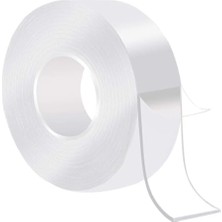 Larskas Ultra Güçlü Çift Taraflı 2 mt x 3 cm Çift Taraflı Nano Bant (4172)