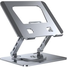 Larskas 360 Derece Dönen Katlanabilir Laptop Standı - Hafif ve Taşınabilir