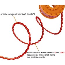 Esranın Dünyası Duble Helix Spiral Burgulu Yedek Misina, 1.65 mm Kalınlık, 5 Metre