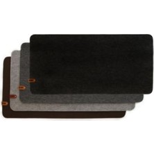 Esranın Dünyası Antrasit Renkli Keçe Mousepad 50X100 cm - Büyük Boy