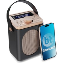 Majority Little Shelford - Siyah Taşınabilir Dab/fm Radyo Bluetooth Hoparlör