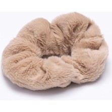 Karahanbey Bimotif Peluş Saç Tokası, Kahverengi