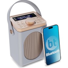 Majority Little Shelford - Gri Taşınabilir Dab/fm Radyo Bluetooth Hoparlör