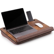 Vigo Wood LS023 Minderli Laptop Sehpası (Ceviz)
