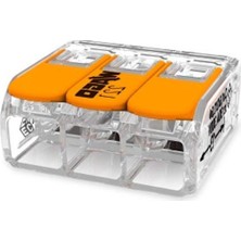 Esranın Dünyası 221-413 Bağlantı Terminali, 10 Adet, 0,2-4 Mm², Şeffaf Yapı