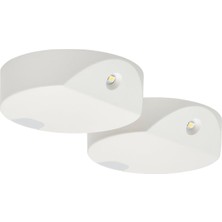 Led'li Sensörlü Dolap Aydınlatması, Beyaz, 7 Cm, Pilli