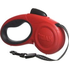 Esranın Dünyası Katlanabilir Kırmızı Küçük Boy Köpek Yürüyüş Tasma