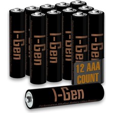I-GEN I- Ultra Alkalin Aaa Ince Kalem Pil LR03 1.5V (12 Adet Aaa Ince Kalem Pil)