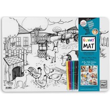 Altın Kitaplar Akademi Çocuk-Funny Mat - Çiftlik & Derin Deniz  25X35CM 3'lü Kalem