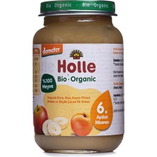 Holle Organik Elma, Muz, Kayısı Püresi