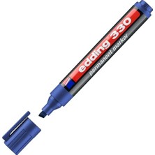 Larskas Edding 330 Permanent Markör - Mavi - 1 Kalem - 1-5 mm Kesik Uçlu