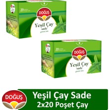 Doğuş Yeşil Çay Sade 20'li X 2 Adet