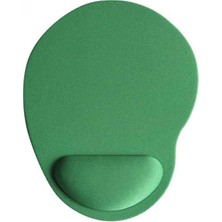 Esranın Dünyası Kaymaz Alt Tabanlı Yeşil Renk Bilek Destekli Mouse Pad