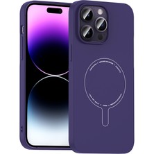 Royal Case iPhone 14 Pro Max Kılıf Ince ve Şık M-Safe Destekli Vindex Premium Sert Silikon Kapak