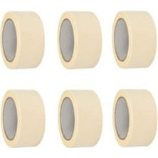 Esranın Dünyası 6 Adet 48MM x 25M Boya Için Maskeleme Bandı, Kağıt Bant Seti