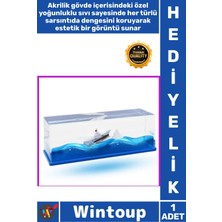 Wintoup #hediye Dekoratif Masa Üstü Aksesuarı Titanik Akrilik Sıvı Hareketli Estetik Hediyelik Batmayan Gemi