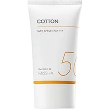 Larskas Mıssha Yağlanma Eğilimi Gösteren Ciltler Için Mat Bitişli Güneş Kremi All Around Safe Block Cotton Sun