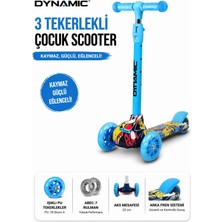 Empressco HT288 Işıklı 3 Tekerli Yeni Nesil Scooter Mavi, Eğlence ve Hızlı Ulaşım
