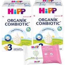 Hipp 3 Organik Devam Sütü Combiotic 600GRX2 Adet (Islak Mendil H